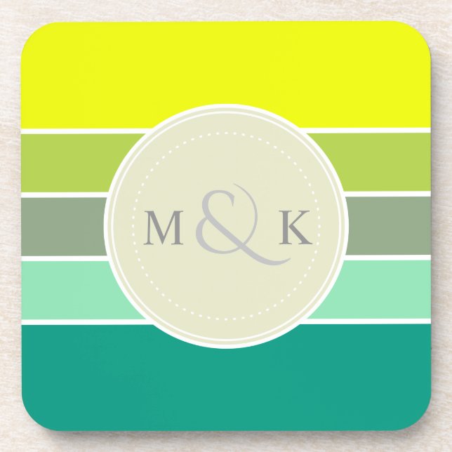 Abstufungens-Farbpalette 001 Untersetzer (Vorderseite)