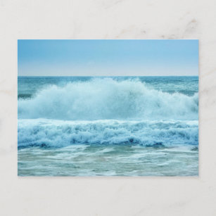 Absturz der Ozeanwelle Postkarte