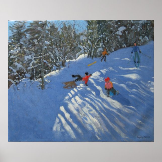 Absturz der Sledge Morzine Poster (Vorne)
