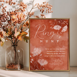 Absturz des Brautparty-Ring-Jagd-Spielzeugs in der Poster