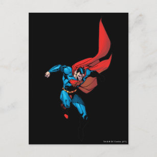 Absturz - Superman Postkarte