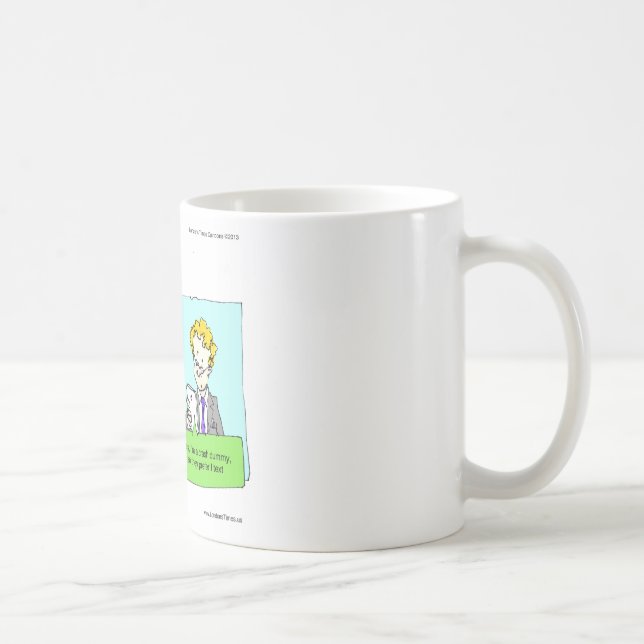 Absturz Text Dummy Lustig Tasse (Rechts)