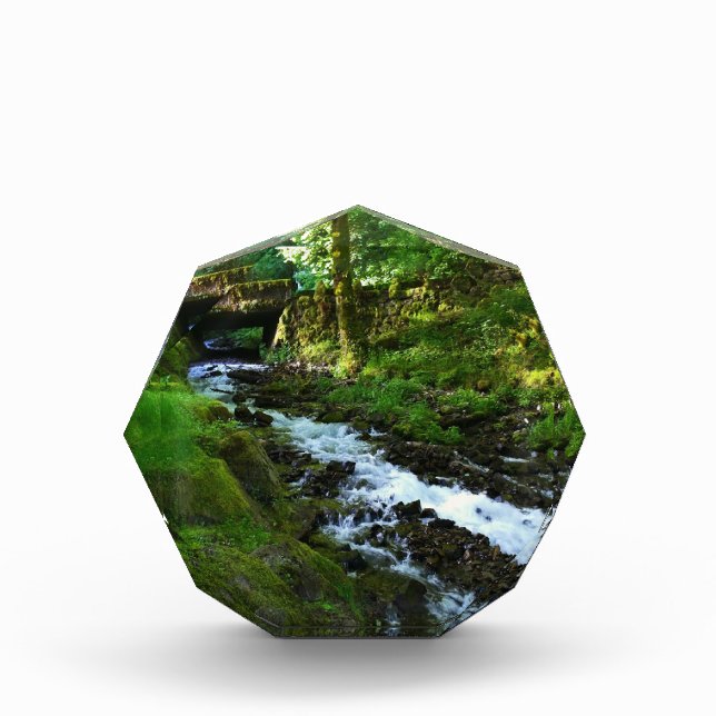 Absturz von Wahkeena Falls, OR Fotoblock (Vorderseite)