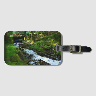 Absturz von Wahkeena Falls, OR Gepäckanhänger