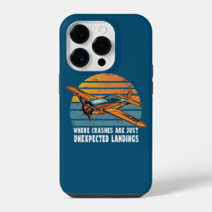 Abstürze sind unerwartete Landungen Lustiges RC-Fl iPhone 14 Pro Hülle