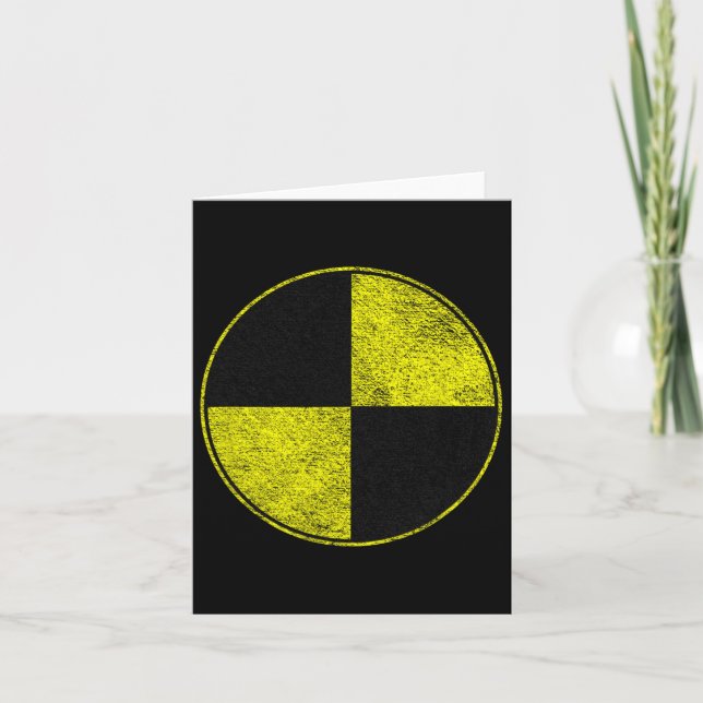 Absturztest Dummy-Kostüm so tun, als wäre ich ein  Karte (Vorderseite)