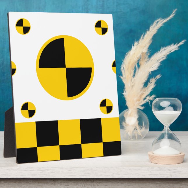 Absturztestmarkierungen fett fotoplatte (Seite)