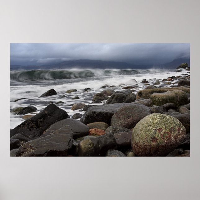 Absturzwelle. Poster von cARTerART (Vorne)