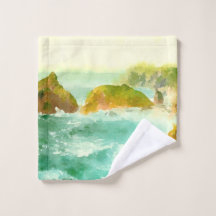 Absturzwellen Wasserfarbe