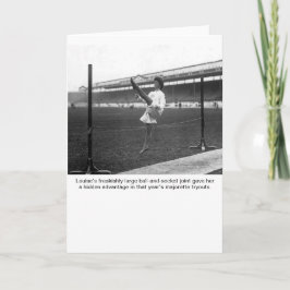 Absurd High-Kick Louise Stock Photo Karte