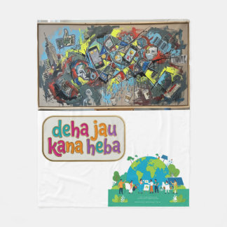 Absurd image Like abstract Fleecedecke