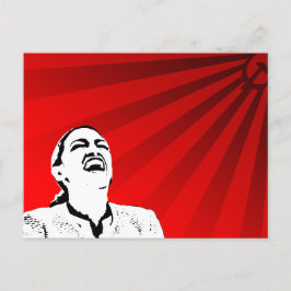 Absurde politische Botschaft Postkarte