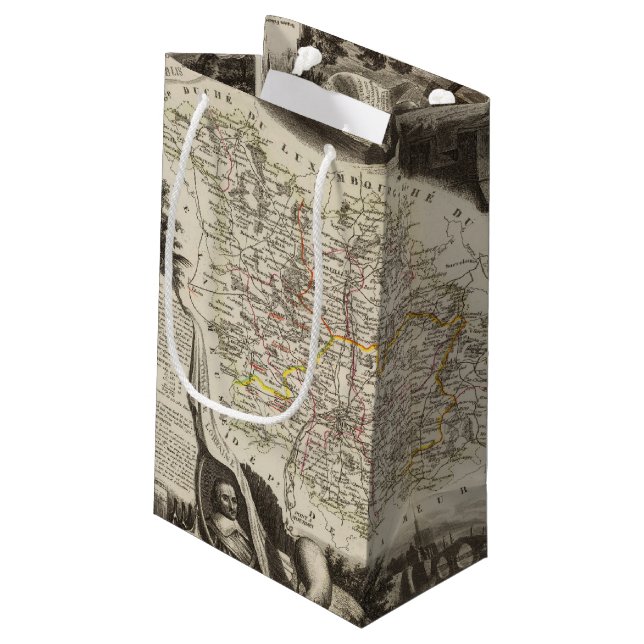 Abt. von Mosel Kleine Geschenktüte (Rückseite Schrägansicht)