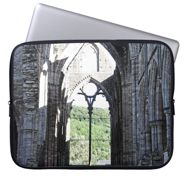 Abtei ancient Tintern, Zisterzienserkloster, Wales Laptopschutzhülle (Vorderseite)