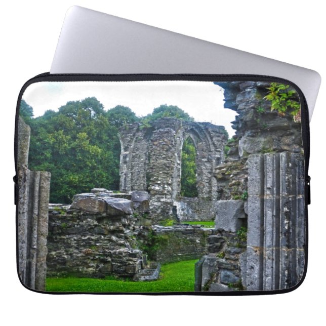 Abtei ancient Tintern, Zisterzienserkloster, Wales Laptopschutzhülle (Vorderseite)