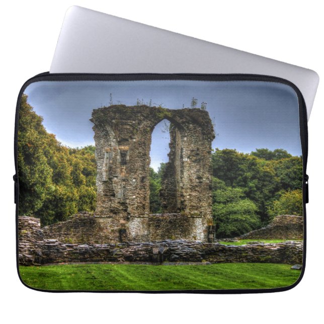 Abtei ancient Tintern, Zisterzienserkloster, Wales Laptopschutzhülle (Vorderseite)