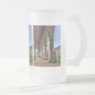 Abtei ancient Tintern, Zisterzienserkloster, Wales Mattglas Bierglas