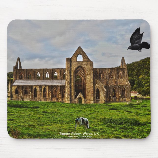 Abtei ancient Tintern, Zisterzienserkloster, Wales Mousepad (Vorne)