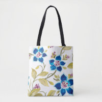 Abtei-Blumenfliesen - blaue Blüte