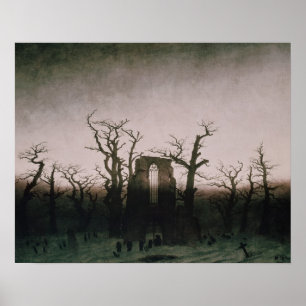 Abtei im Eichenholz, 1810 Poster