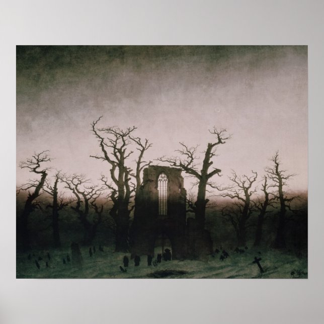Abtei in Oakwood, 1810 Poster (Vorne)