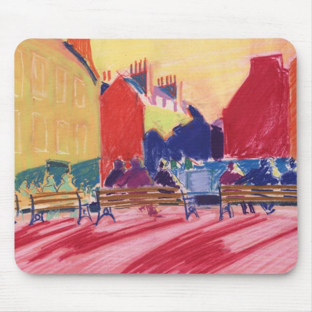 Abtei-Kirchhof-Bad Mousepad (Vorne)