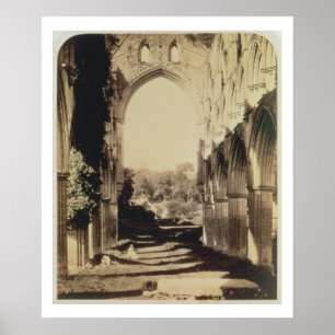 Abtei Rievaulx, North Yorkshire, 1854 (sepia Foto Poster