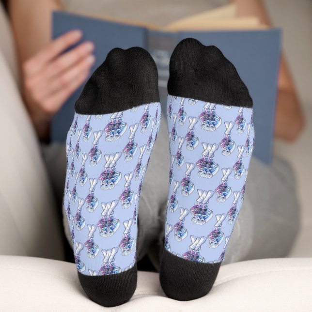 Abtei Socken (Unterseite)