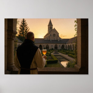 Abtei-Stille und Abendliche Träumerei Poster