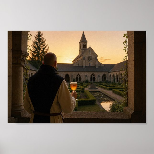 Abtei-Stille und Abendliche Träumerei Poster (Vorne)