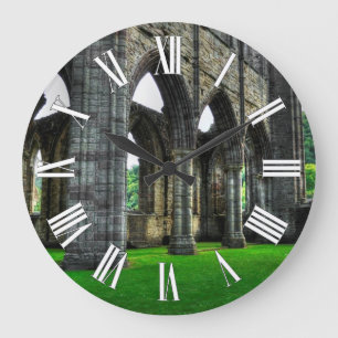 Abtei Tintern, Zisterzienserkloster, Wales Große Wanduhr