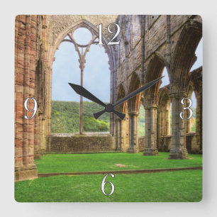 Abtei Tintern, Zisterzienserkloster, Wales Quadratische Wanduhr