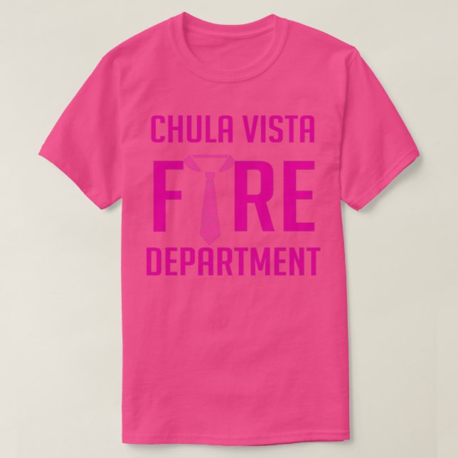 Abteilung Chula Vista Fire Department T-Shirt (Design vorne)