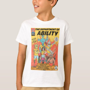 Abteilung der Fähigkeit scherzt Superheldt-shirt T-Shirt
