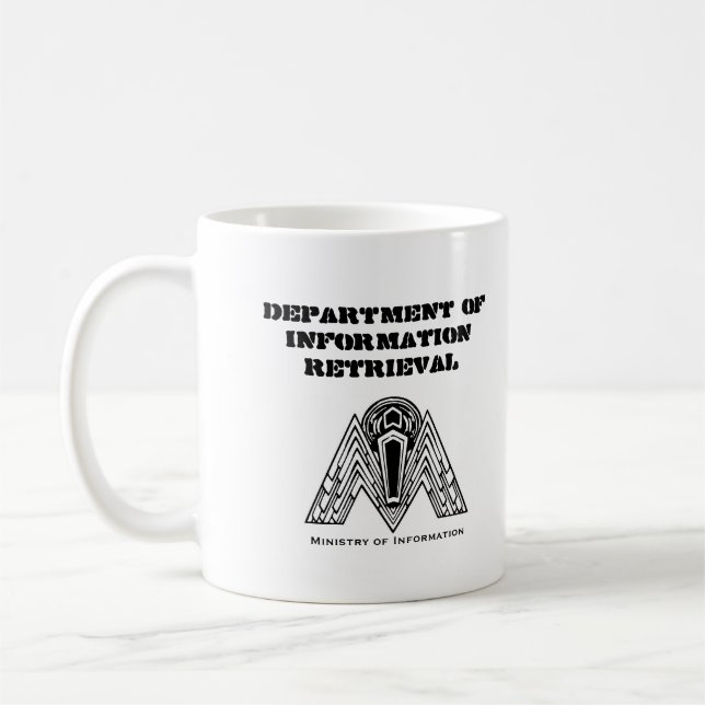 Abteilung der Information Retrievals Kaffeetasse (Links)