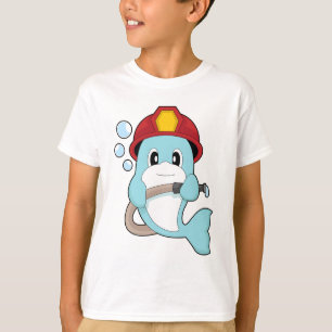 Abteilung Feuerwehrfeuerlöschschlauch Dolphin T-Shirt