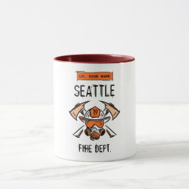 Abteilung für das Feuer von Seattle 19. Vorlage fü Tasse