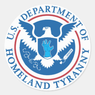 Abteilung Heimat Tyrannei Runder Aufkleber