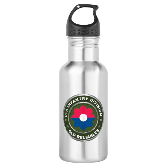 Abteilung Infanterie Edelstahlflasche (Vorderseite)