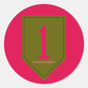 Abteilung Infanterie Runder Aufkleber