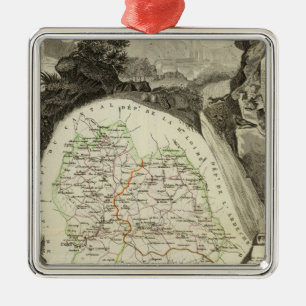 Abteilung irgendein Lozere Ornament Aus Metall