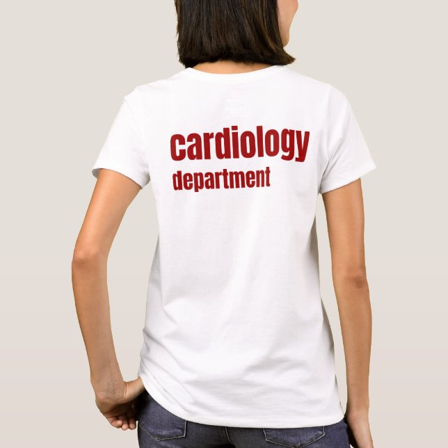Abteilung Kardiologie T-Shirt (Rückseite)