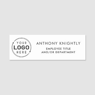 Abteilung Name des Logos Namensschild