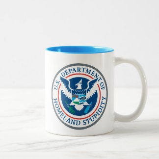 Abteilung von heimatStupidity Zweifarbige Tasse