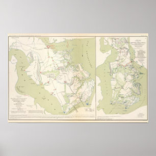 Abteilung von Virginia, Yorktown nach Williamsburg Poster