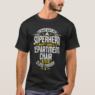 Abteilung Vorsitzende Superhero Schule Geschenk Id T-Shirt