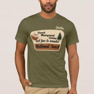 Abteilung Zweigstellenmanagement National Forest T-Shirt