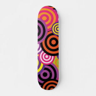 ABTRACT ART COLORFULSKATEBOARDS DER 1960er Jahre Skateboard