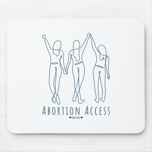 Abtreibung Access Rette Leben Mousepad (Vorne)