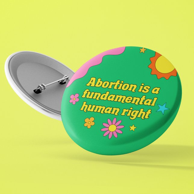 Abtreibung ist eine grundlegende Feministin für Me Button (Von Creator hochgeladen)